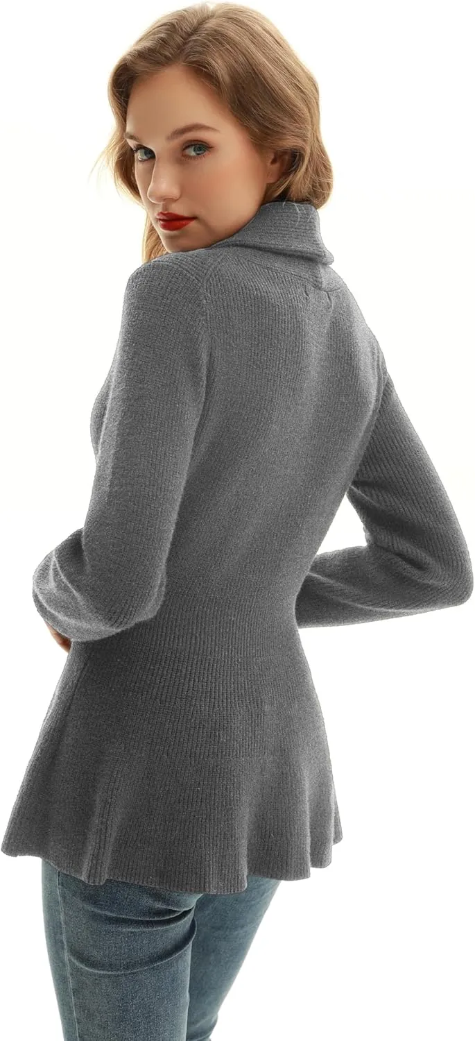 Belle Poque Women Vintage Cardigan Sweater Shawl Lapel Button Down Sweater Outwear Coat