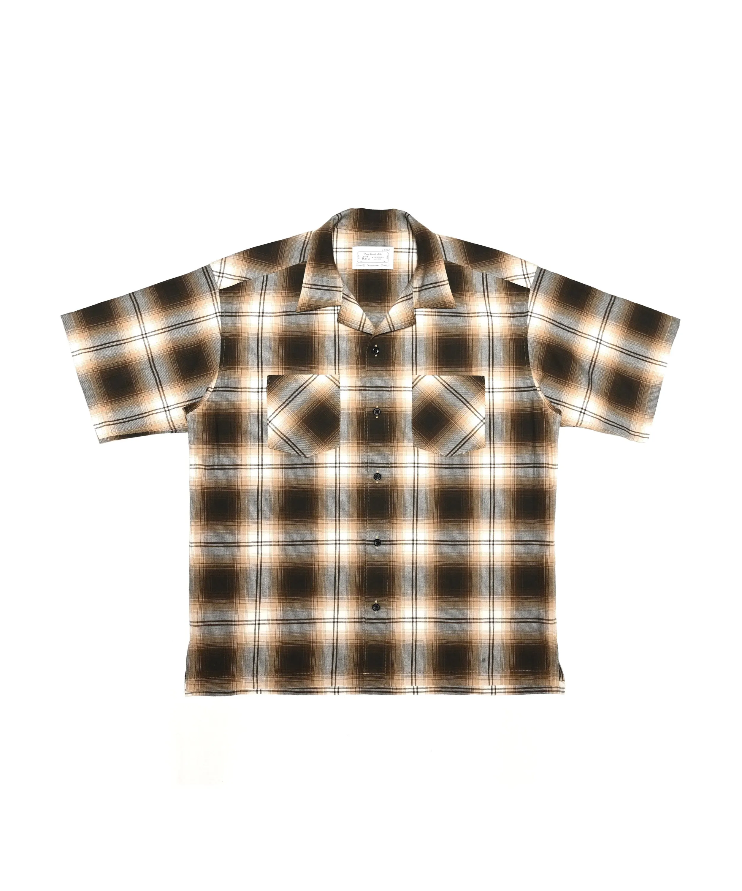 Box short-sleeve shirt "BROWN"