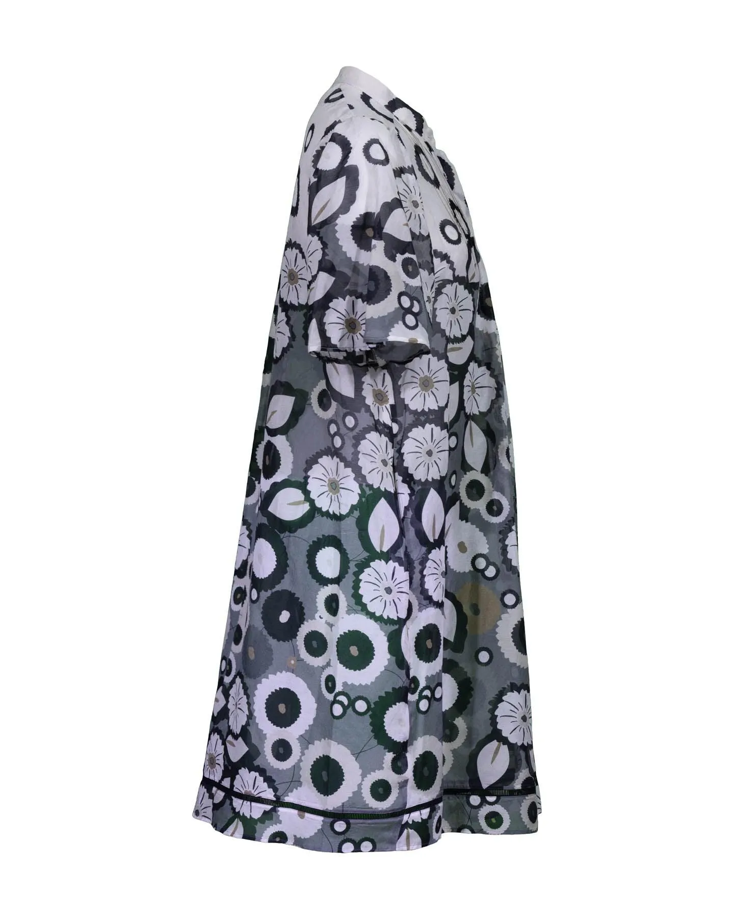 Circle Flower Print Dress