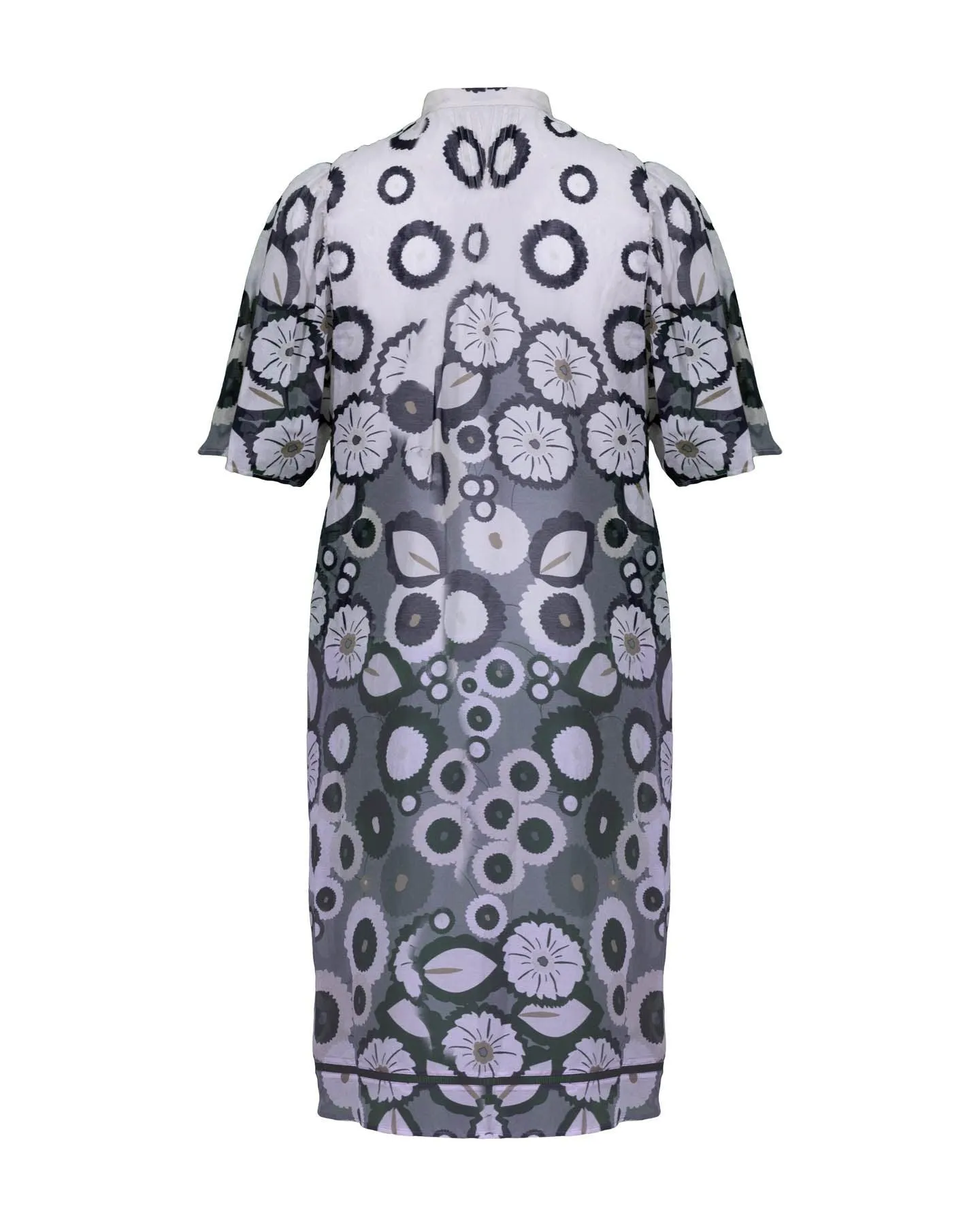 Circle Flower Print Dress
