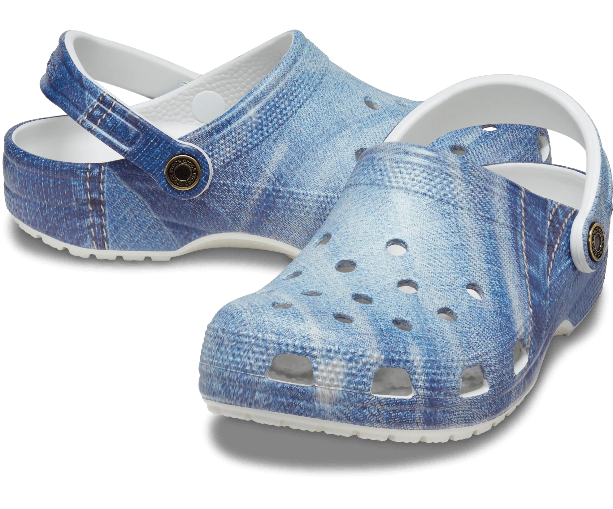 Classic Denim Clog - moonlight