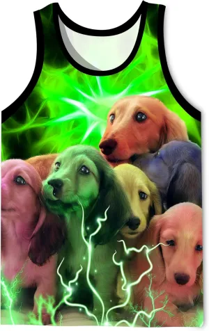 LAIDIPAS Men's 3D Tank Tops Summer Casual Novelty Sleeveless Shirt Unisex Colorful Graphics Top Tees Shirt