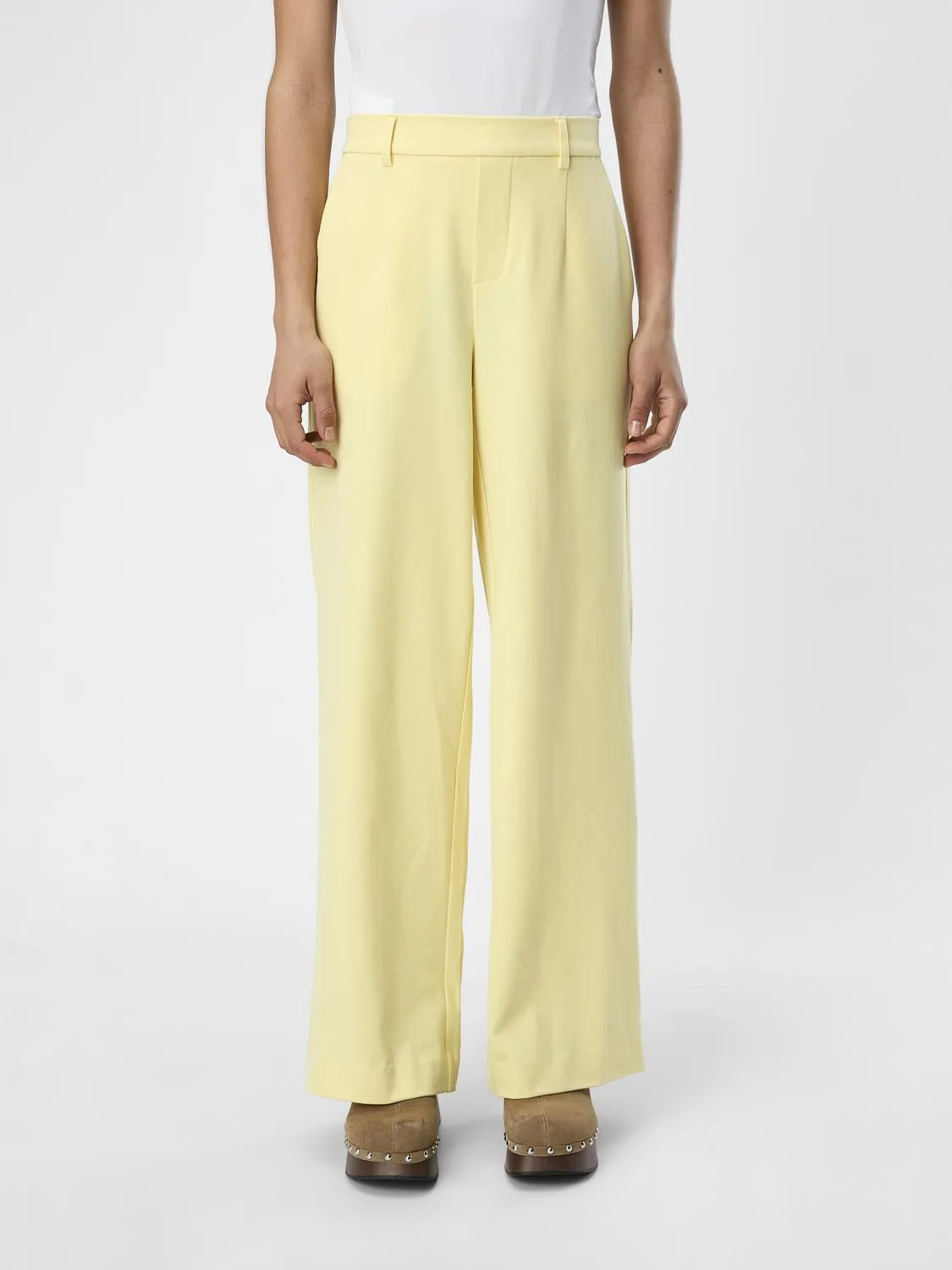 Lissey Wide Leg Pants (Lemon)
