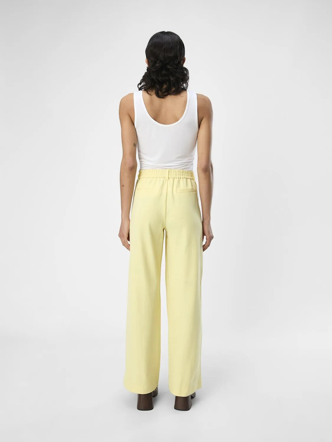 Lissey Wide Leg Pants (Lemon)