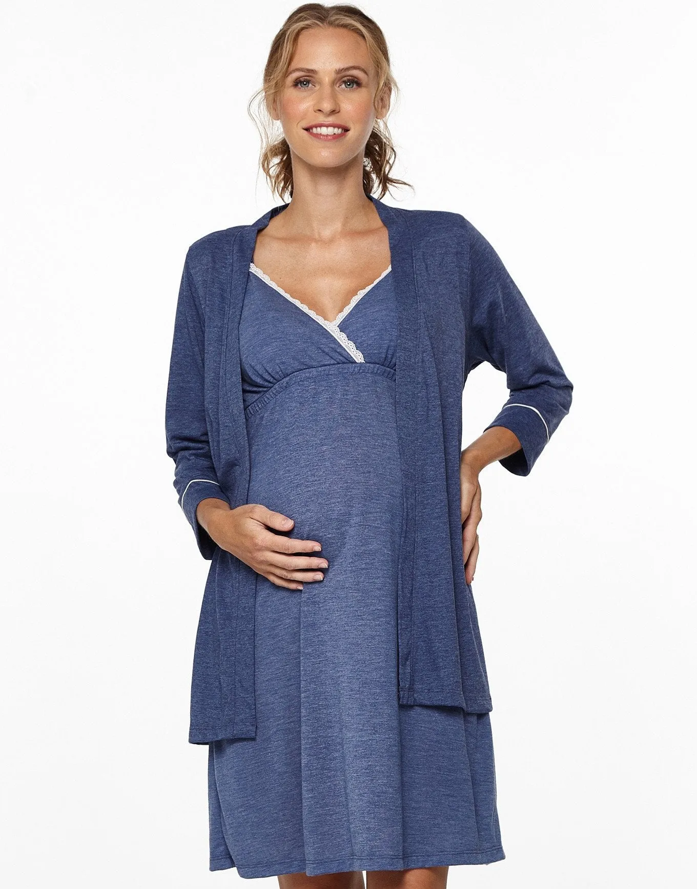 Lounge Chic Nightie & Robe Set