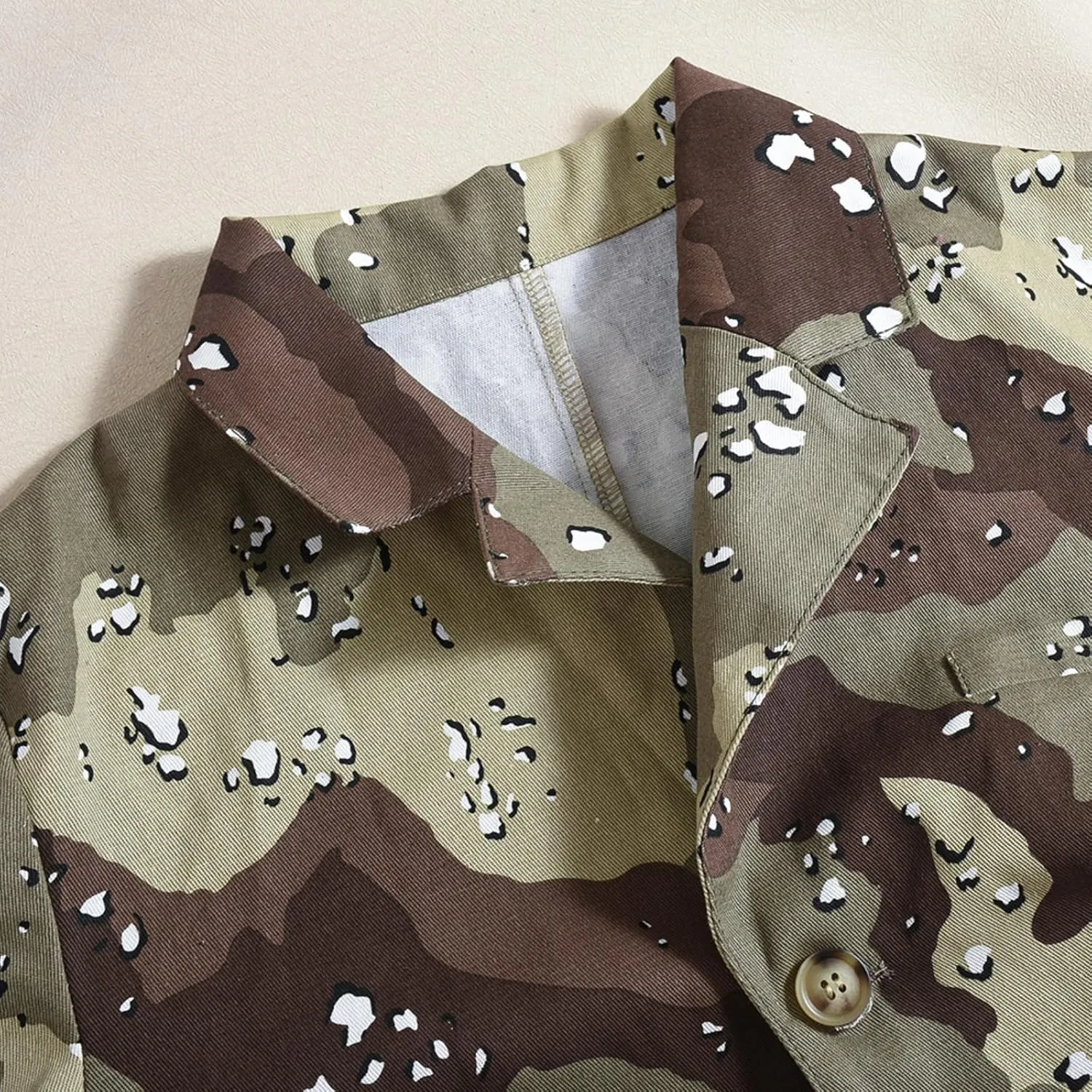 Women 2024 Fall Winter Oversized Camo Jean Blazer Jacket Long Sleeve Camouflage Denim Tops Fashion Trench Coats