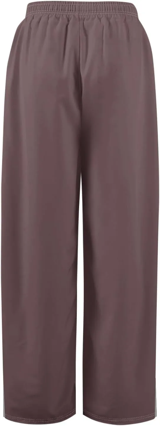 Women's Palazzo Pants Dressy Casual Wide Leg Slacks Elastic Waist with Pockets Lounge Flowy Pants